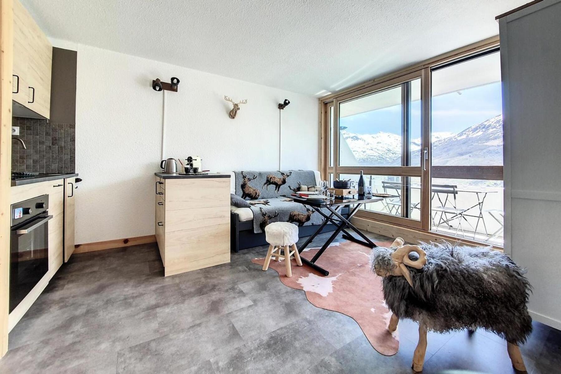 Residence Combes - Appartement Moderne - Depart Et Retour Skis Aux Pieds - Balcon Mae-1074 圣马丁德贝尔维尔 外观 照片